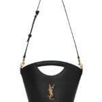 Saint Laurent Celia Mini Tote In Smooth Leather Black